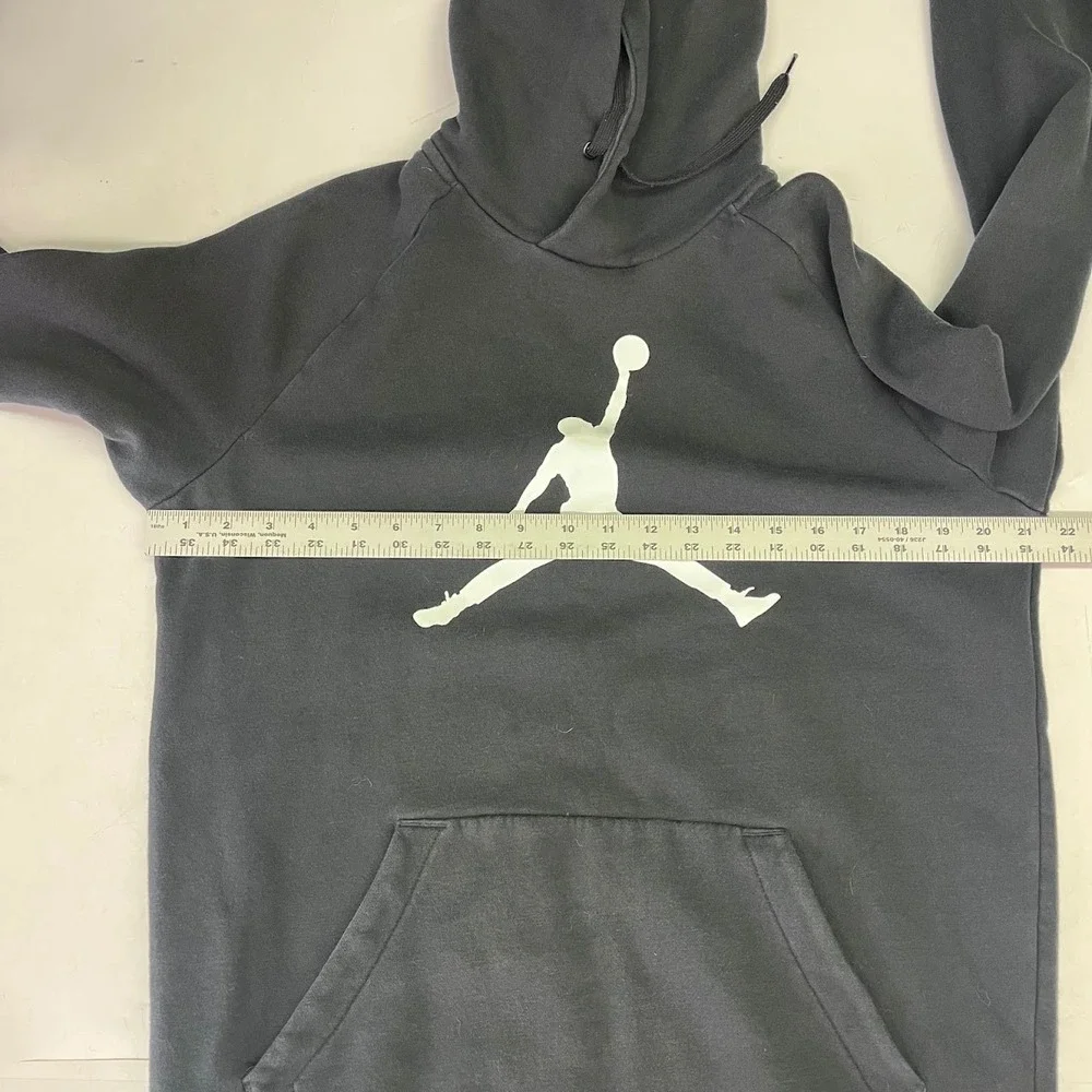 Jordan Jumpman Mens Black Fleece Pullover Hoodie DA6801-010 Size Medium